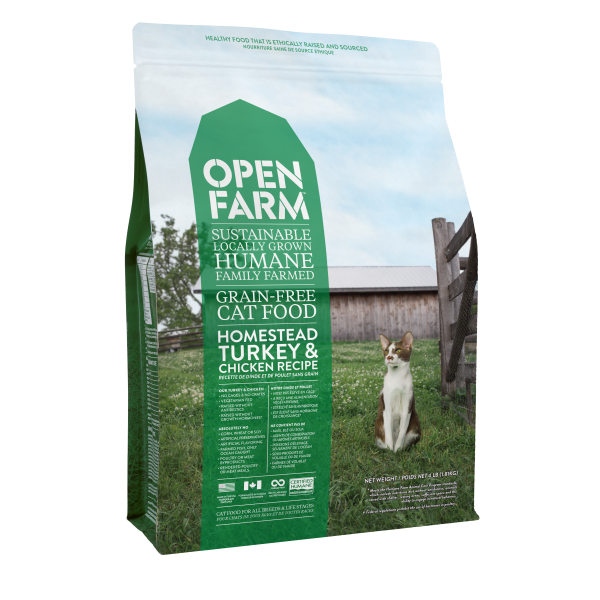 Open Farm Cat Homestead Turkey & Chicken 8 Lb