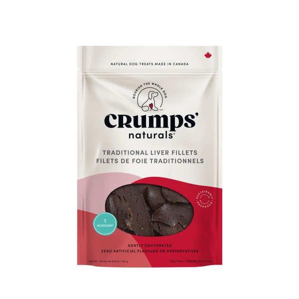 Crumps' Naturals Dog Traditional Liver Fillets 192g