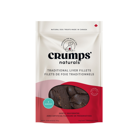 Crumps' Naturals Dog Traditional Liver Fillets 192g