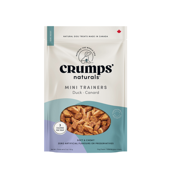 Crumps' Naturals Dog Mini Trainers Semi-Moist Duck 132g