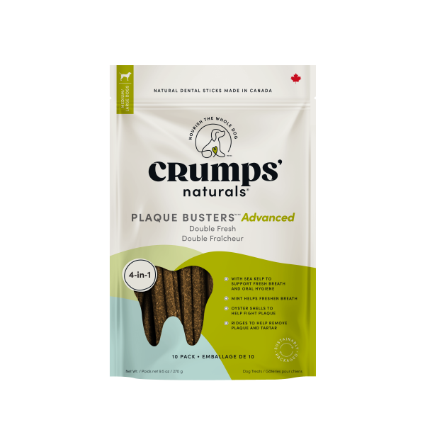 Crumps' Naturals Dog Plaque Busters Adv Dbl Fresh Kelp 270g