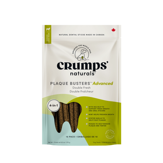 Crumps' Naturals Dog Plaque Busters Adv Dbl Fresh Kelp 270g