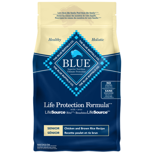 Blue Dog LPF Senior Chicken & Brown Rice 6 lb