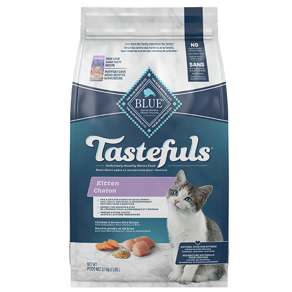 Blue Cat Tastefuls Kitten Chicken & Brown Rice 7 lb