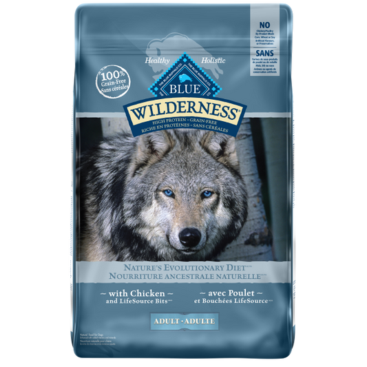 Blue Dog Wilderness GF Adult Chicken 24 lb