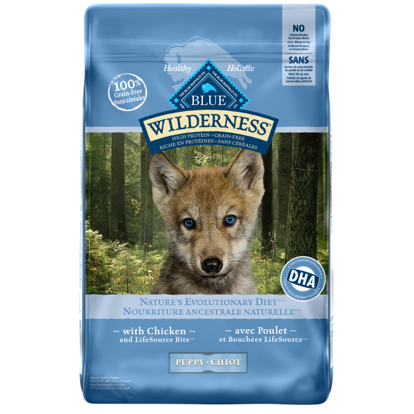 Blue Dog Wilderness GF Puppy Chicken 24 lb"