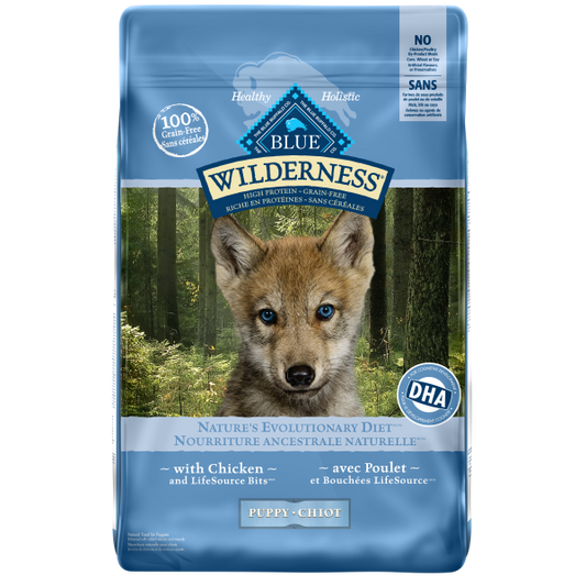 Blue Dog Wilderness GF Puppy Chicken 24 lb"