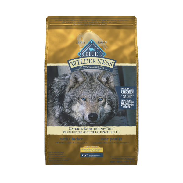 Blue Dog Wilderness MM+WG Healthy Weight Adult Chicken 24 lb