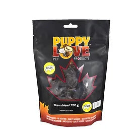 Puppy Love Bison Heart 120g