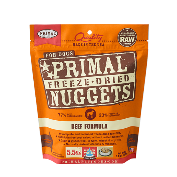 Primal Dog Freeze Dried Beef 5.5 oz