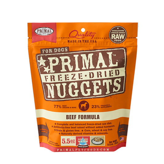 Primal Dog Freeze Dried Beef 5.5 oz