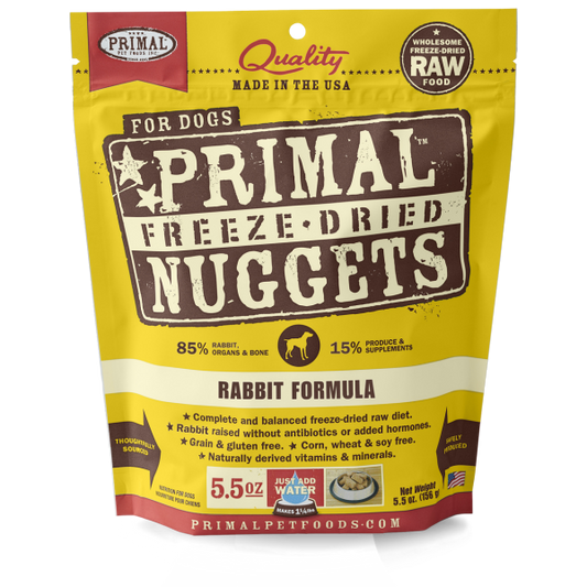 Primal Dog Freeze Dried Rabbit 5.5 oz