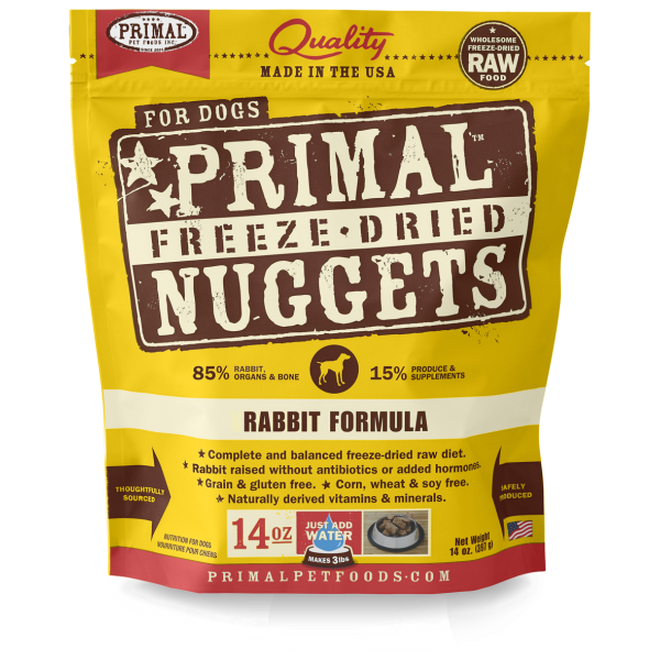 Primal Dog Freeze Dried Rabbit 14 oz