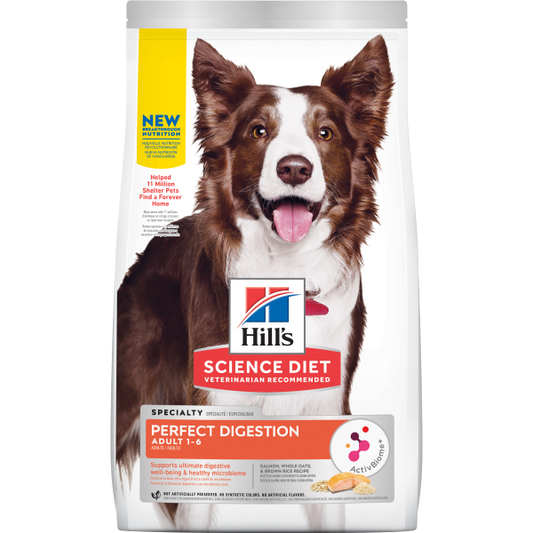 Hill's Science Diet Dog Adult Perfect Digestion Salmon 3.5lb