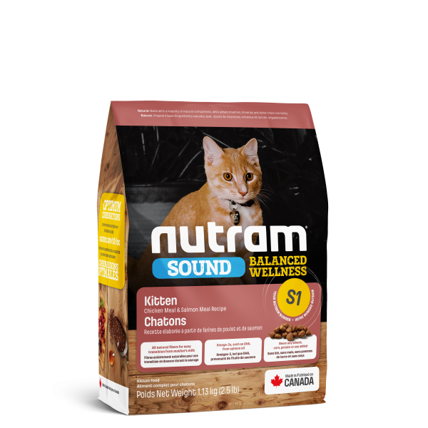 Nutram 3.0 Sound Cat S1 Kitten 1.13 kg