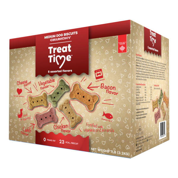 Treat Time Medium Assorted Biscuit 7 lb