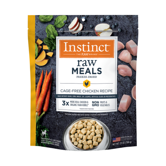 Instinct Dog FD Raw Meals GF Cage-Free Chicken 25 oz