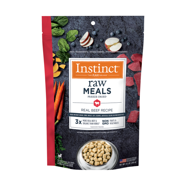 Instinct Dog FD Raw Meals GF Real Beef 6/2 oz