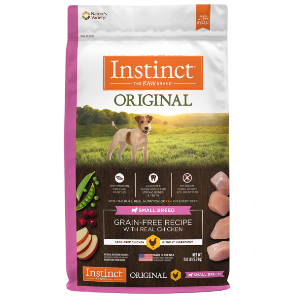 Instinct Dog Original GF Kibble Chicken Sm Breed 11 lb