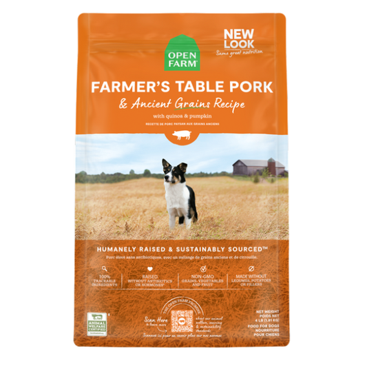 Open Farm Dog Ancient Grain Farmers Table Pork 11 lb