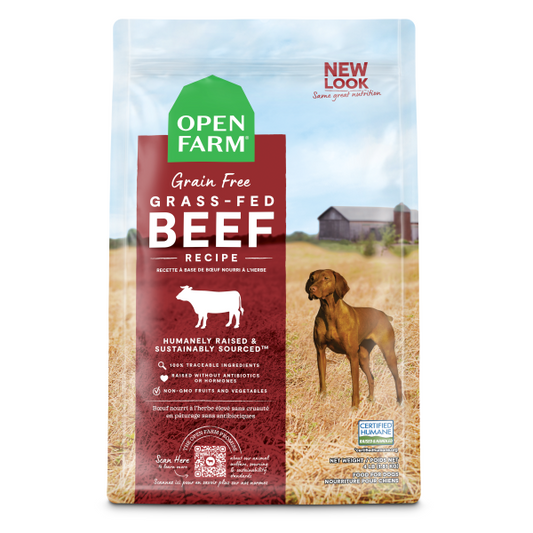 Open Farm Grass-Fed Beef Recipe Grain-Free Dry Dog Food, 4-lb (Size: 4-lb)