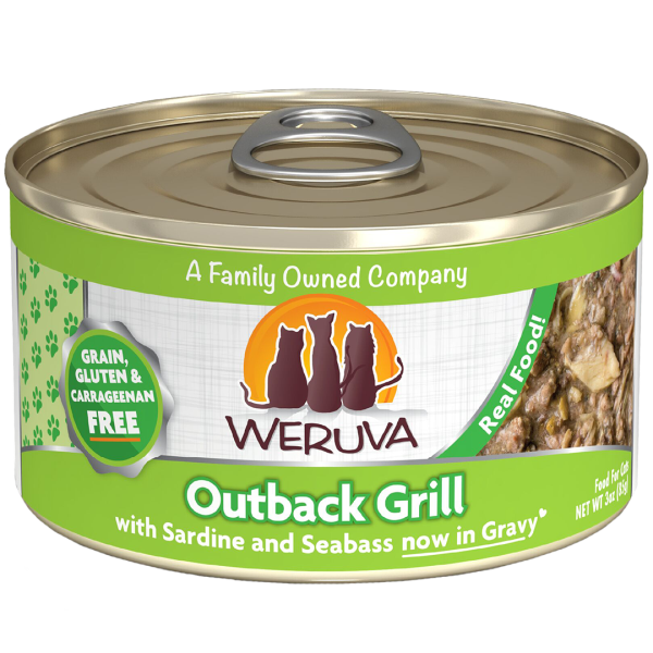 Currently Unavailable-- Weruva Cat GF Outback Grill 3 oz