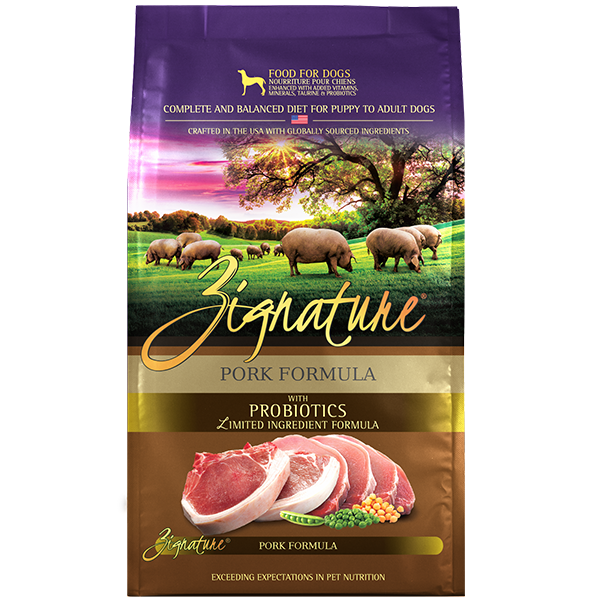 Zignature Dog LID Pork 25 Lb