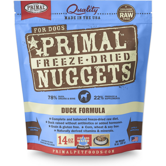 Primal Dog Freeze Dried Duck 14 oz