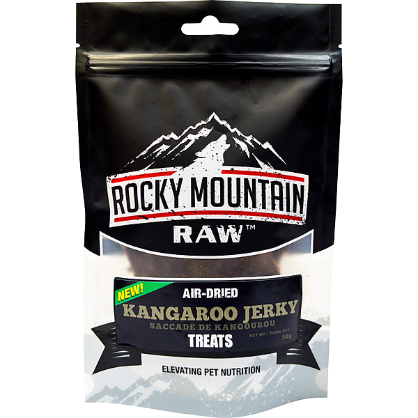 Rocky Mountain Raw    Air-Dried Kangaroo Jerky 50G