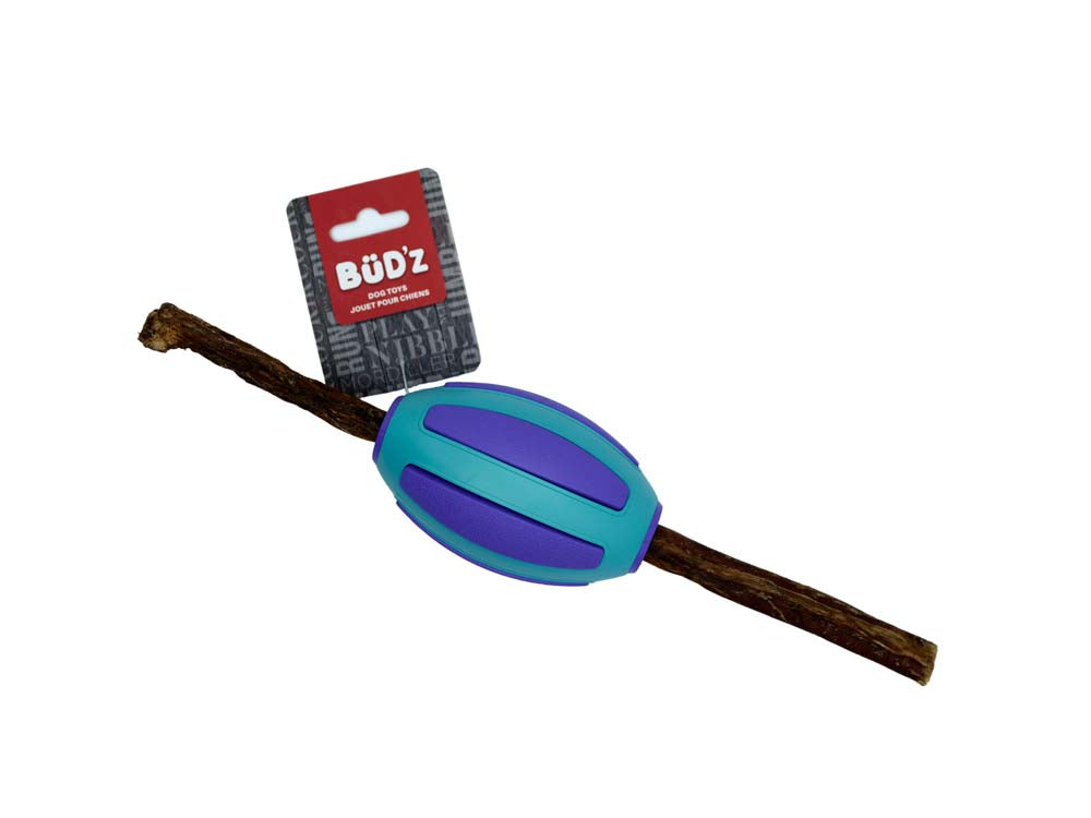 Budz Rubber Football 4 Blue