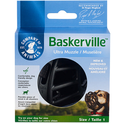 Baskersville Ulta Muzzle Black 1