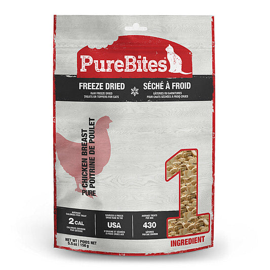 PureBites Chicken Breast Freeze-Dried Cat Treats, 5.5-oz (Size: 5.5-oz)
