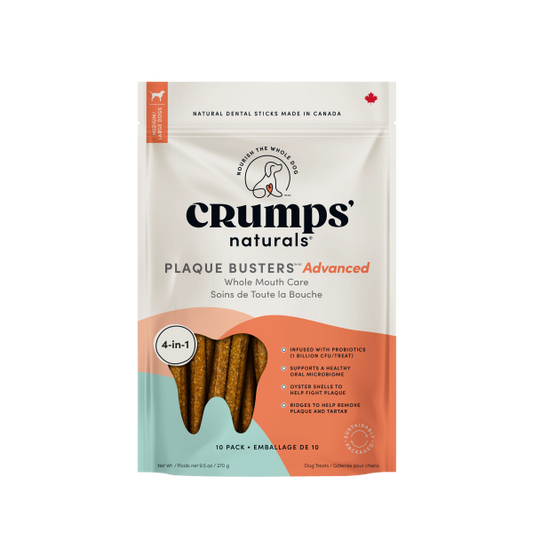 Crumps' Naturals Dog Plaque Busters Adv WhlMthProbiotcs 270g