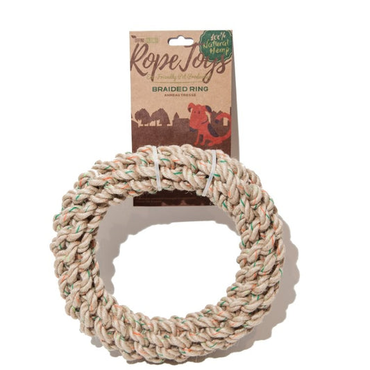 DEFINE Plkanet Braided Ring Hemp Rope L23 Cm