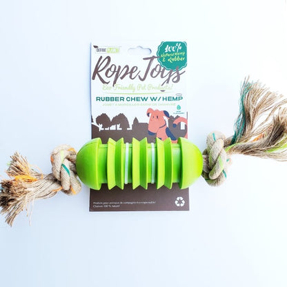 DEFINE Planet Dog Rubber Bone With Hemp LARGE