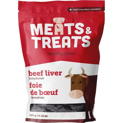 Meat & Treats Dehydrated Beef Liver 120GM