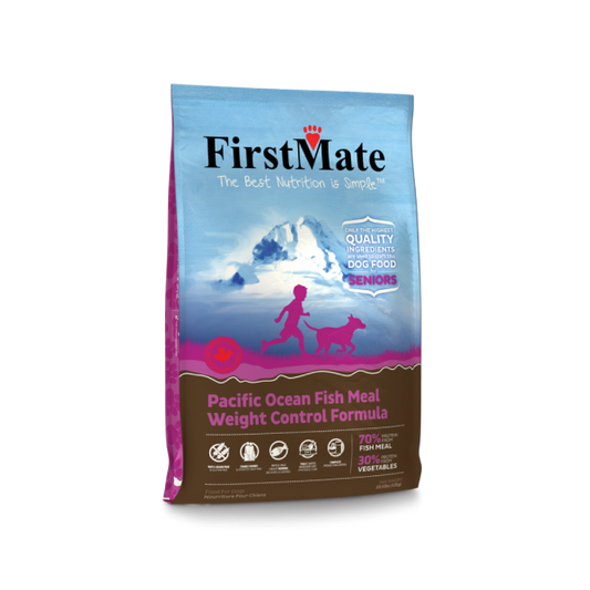 FirstMate Dog LID GF Weight Control Senior Fish 14.5 lb