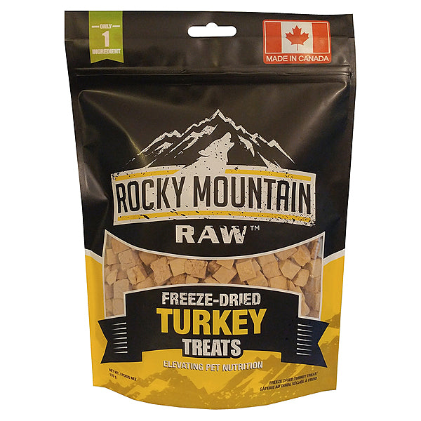 Rocky Mountain Raw  Freeze-Dried Turkey Treats 170GM