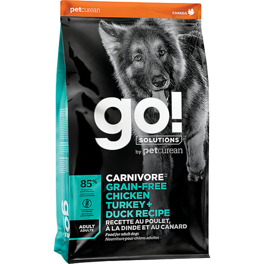 GO! Carnivore GF Chicken Turkey & Duck Adult 12LB