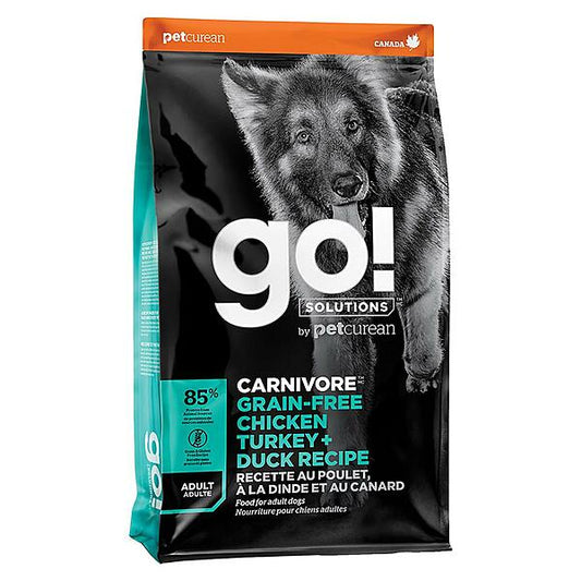 GO! Carnivore GF Chicken Turkey & Duck Adult 22LB