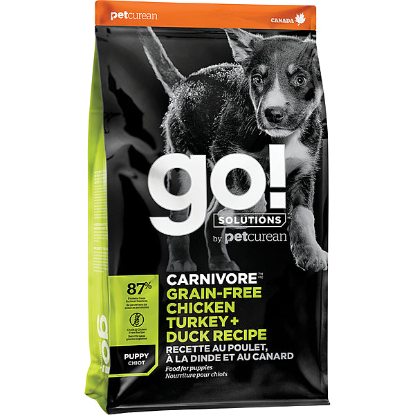 GO! Carnivore GF Chicken Turkey & Duck Puppy 12LB