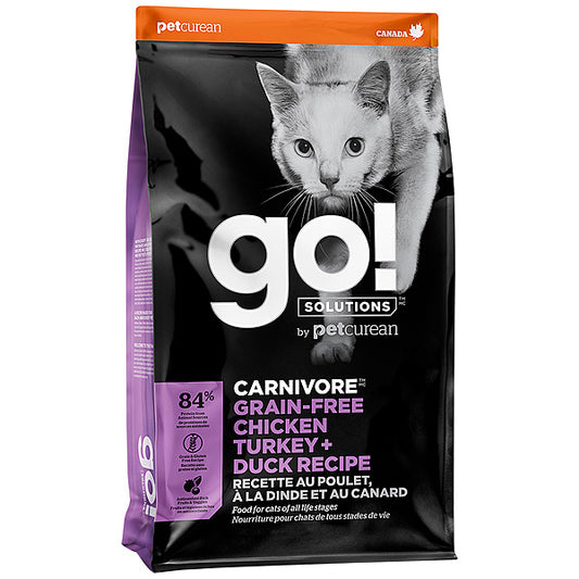 GO! GF Carnivore Chick Turk & Duck 3LB(6)| Cat