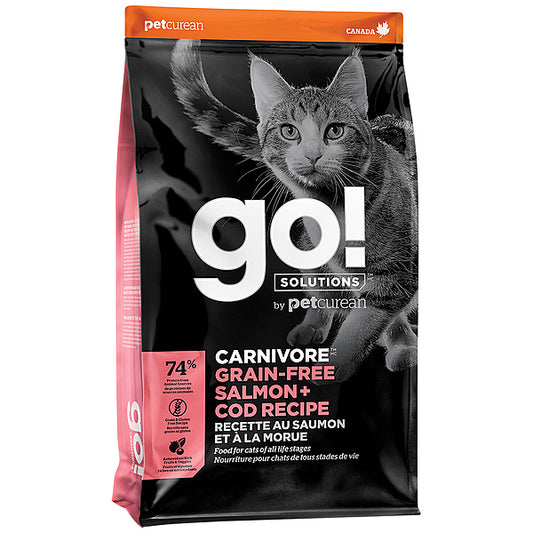 GO! GF Carnivore Salmon & Cod 16LB  Cat