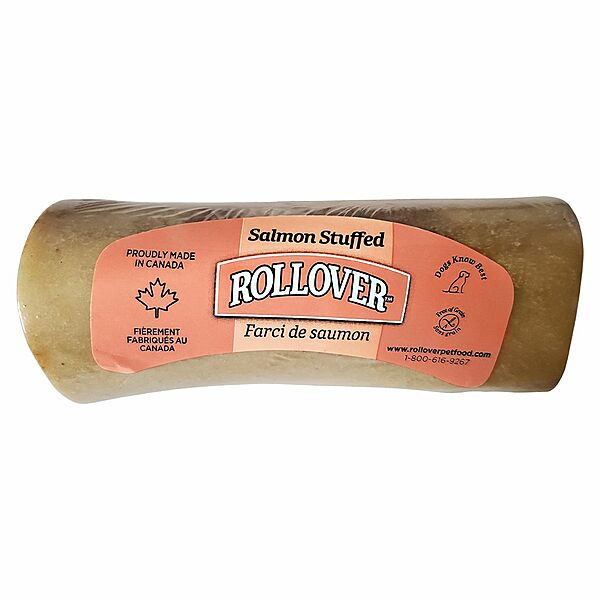 Rollover  Grain Free Salmon Stuffed Bone Small