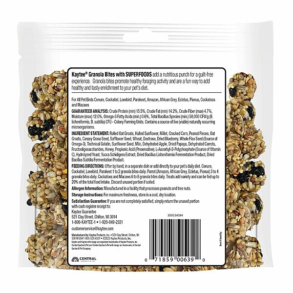 Super Pet Granola Bitesblueberry &flax 100z