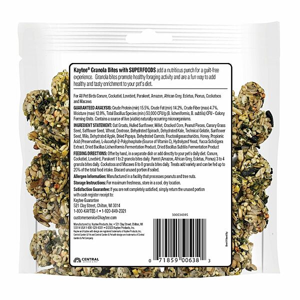 Super Pet Granola Bites Spinach & Kale 100z