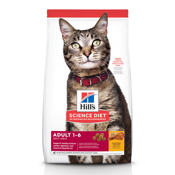 Hill Science Diet Cat Adult Chk.4Lb