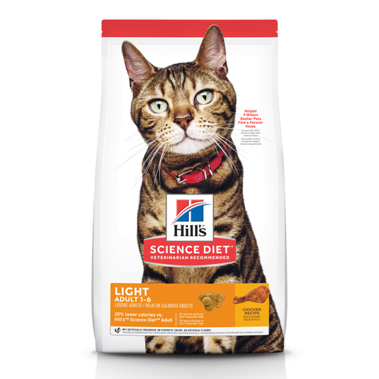 Hillks Science Diet Cat Adult Lightr Chk.4 Lb