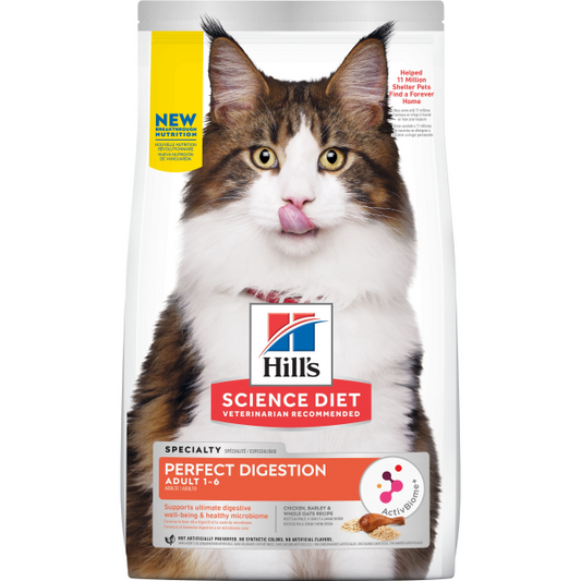 Hillks Science Diet Cat Adult Perfect Digestion Chk.3.5Lb