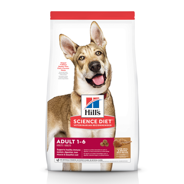 Hills Science Diet Dog Adult Lamb Meal & Brown Rice 15.5 Lb